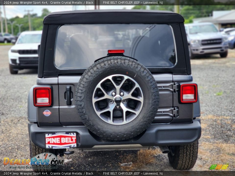 2024 Jeep Wrangler Sport 4x4 Granite Crystal Metallic / Black Photo #6