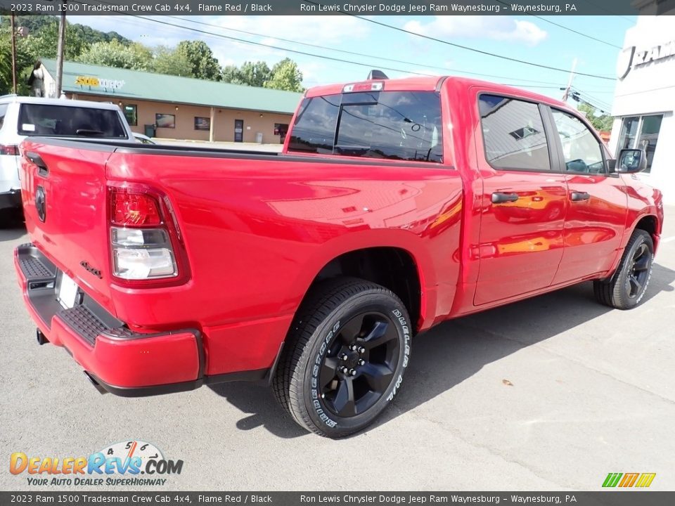 2023 Ram 1500 Tradesman Crew Cab 4x4 Flame Red / Black Photo #7