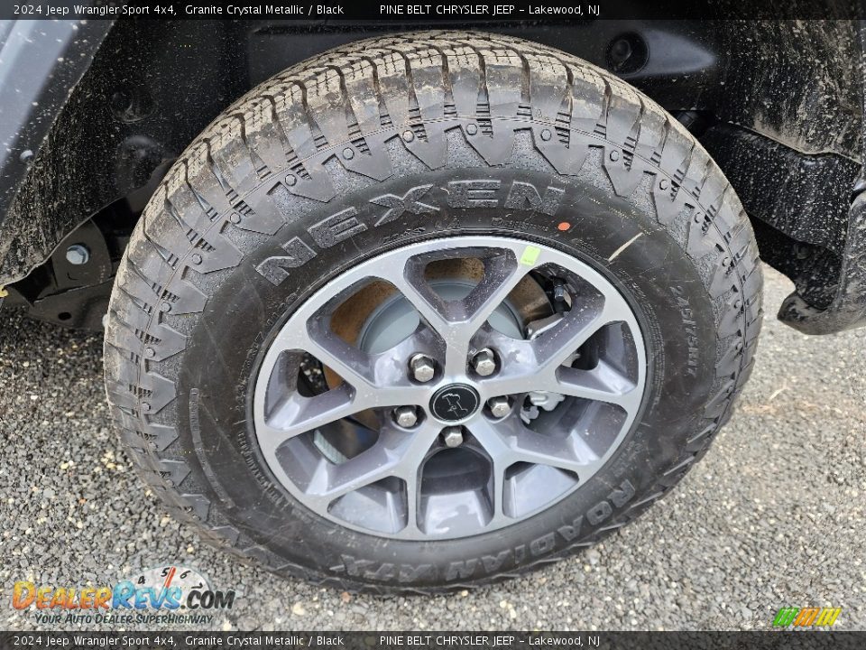 2024 Jeep Wrangler Sport 4x4 Granite Crystal Metallic / Black Photo #7