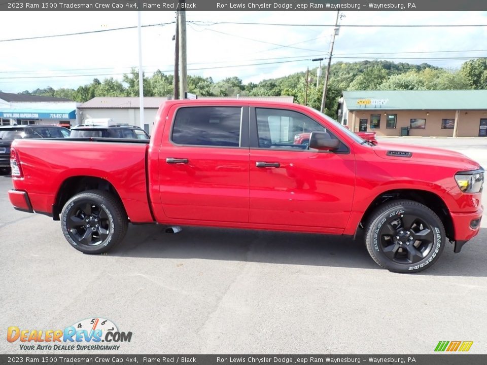 2023 Ram 1500 Tradesman Crew Cab 4x4 Flame Red / Black Photo #8