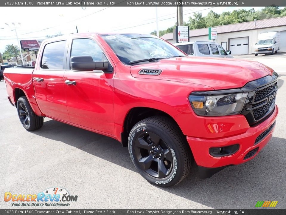 2023 Ram 1500 Tradesman Crew Cab 4x4 Flame Red / Black Photo #9