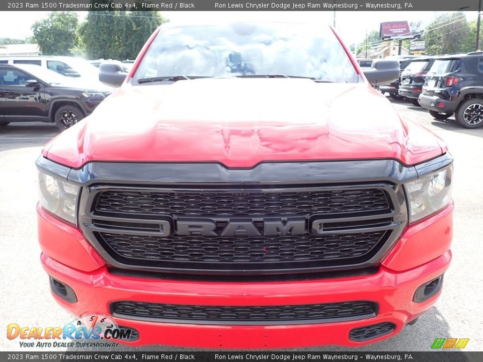 2023 Ram 1500 Tradesman Crew Cab 4x4 Flame Red / Black Photo #10