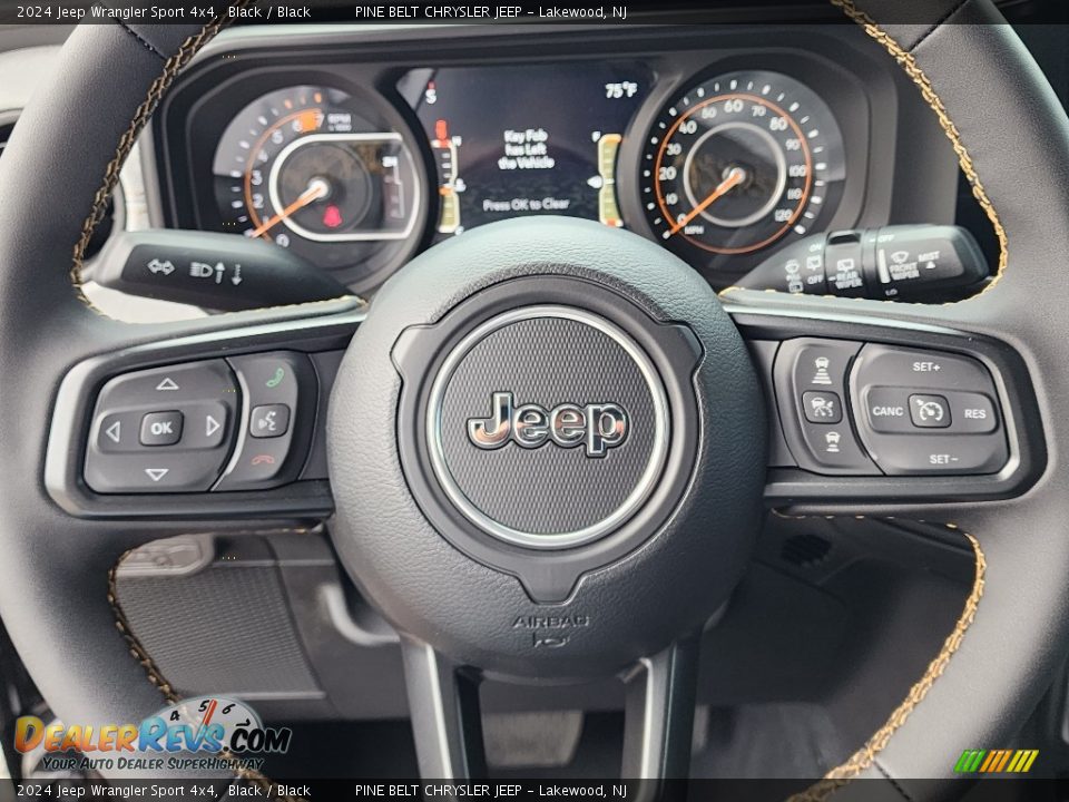 2024 Jeep Wrangler Sport 4x4 Steering Wheel Photo #15