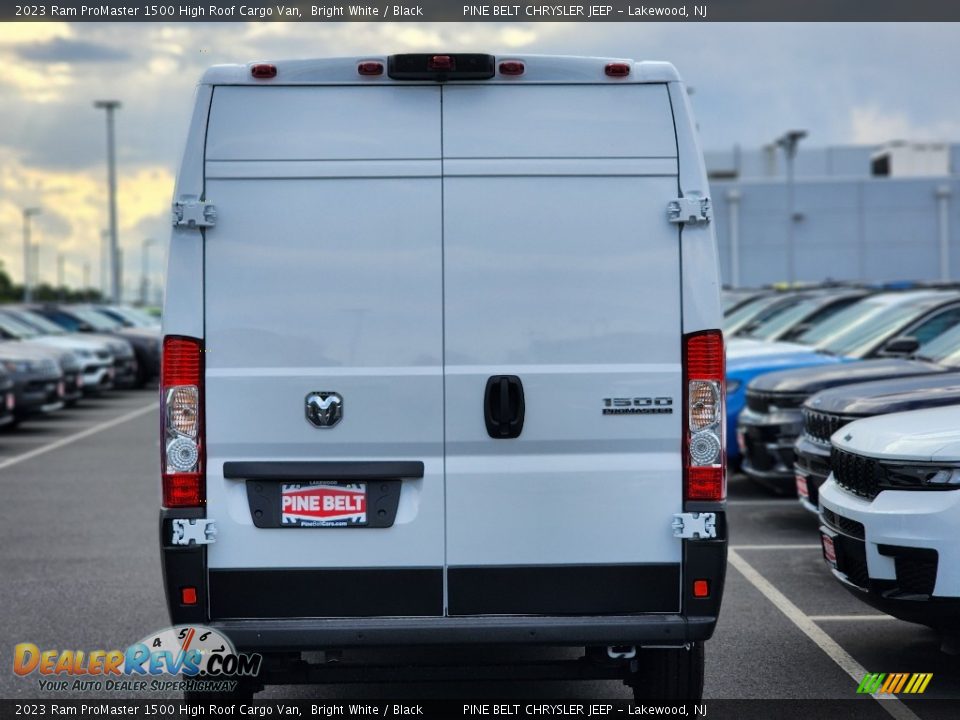 2023 Ram ProMaster 1500 High Roof Cargo Van Bright White / Black Photo #6