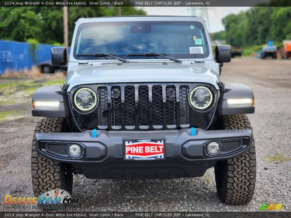 2024 Jeep Wrangler 4-Door Willys 4xe Hybrid Silver Zynith / Black Photo #2