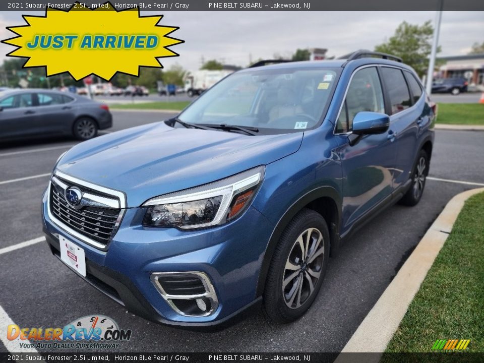 2021 Subaru Forester 2.5i Limited Horizon Blue Pearl / Gray Photo #1