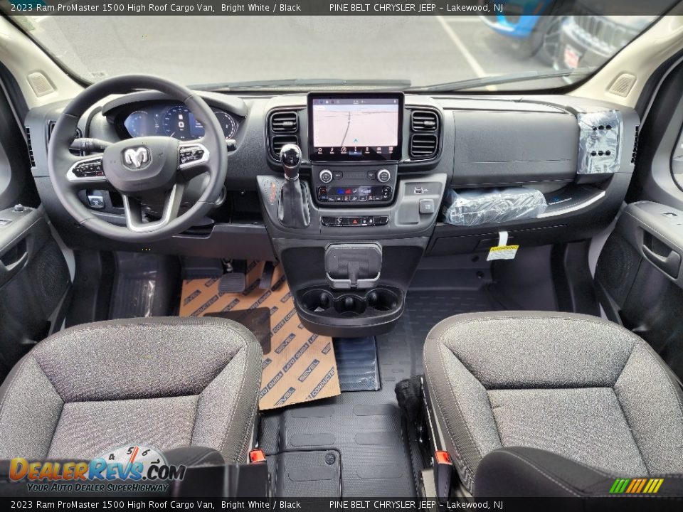 Black Interior - 2023 Ram ProMaster 1500 High Roof Cargo Van Photo #10