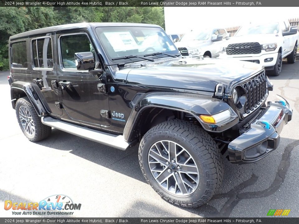 2024 Jeep Wrangler 4-Door High Altitude 4xe Hybrid Black / Black Photo #8