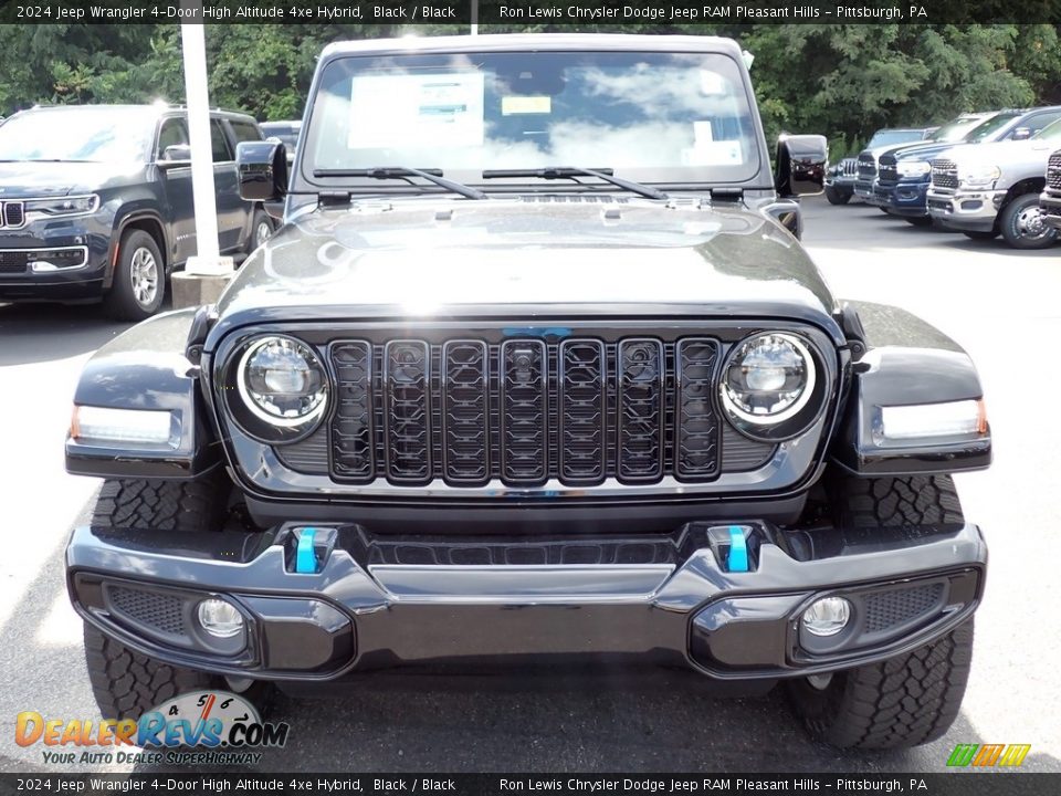 2024 Jeep Wrangler 4-Door High Altitude 4xe Hybrid Black / Black Photo #9