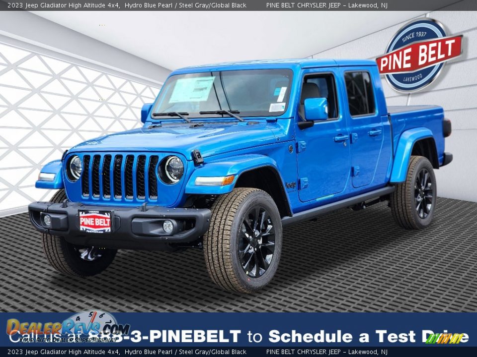 2023 Jeep Gladiator High Altitude 4x4 Hydro Blue Pearl / Steel Gray/Global Black Photo #1