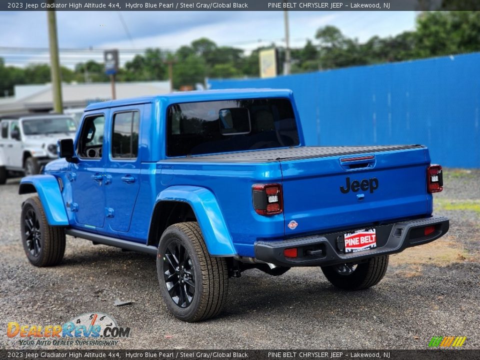 2023 Jeep Gladiator High Altitude 4x4 Hydro Blue Pearl / Steel Gray/Global Black Photo #4