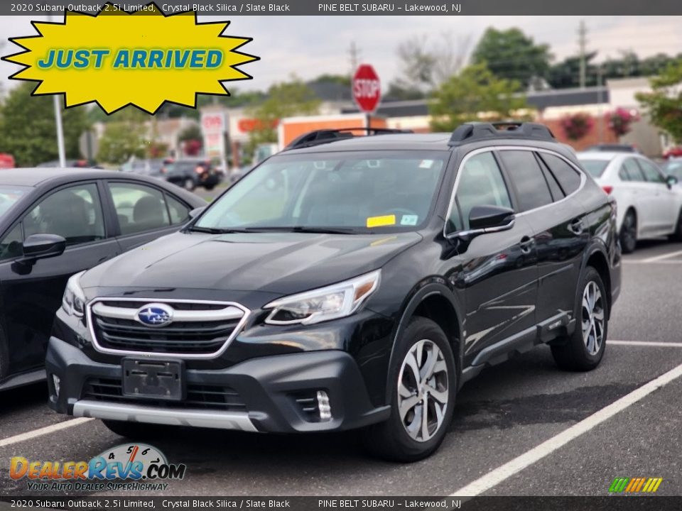 2020 Subaru Outback 2.5i Limited Crystal Black Silica / Slate Black Photo #1