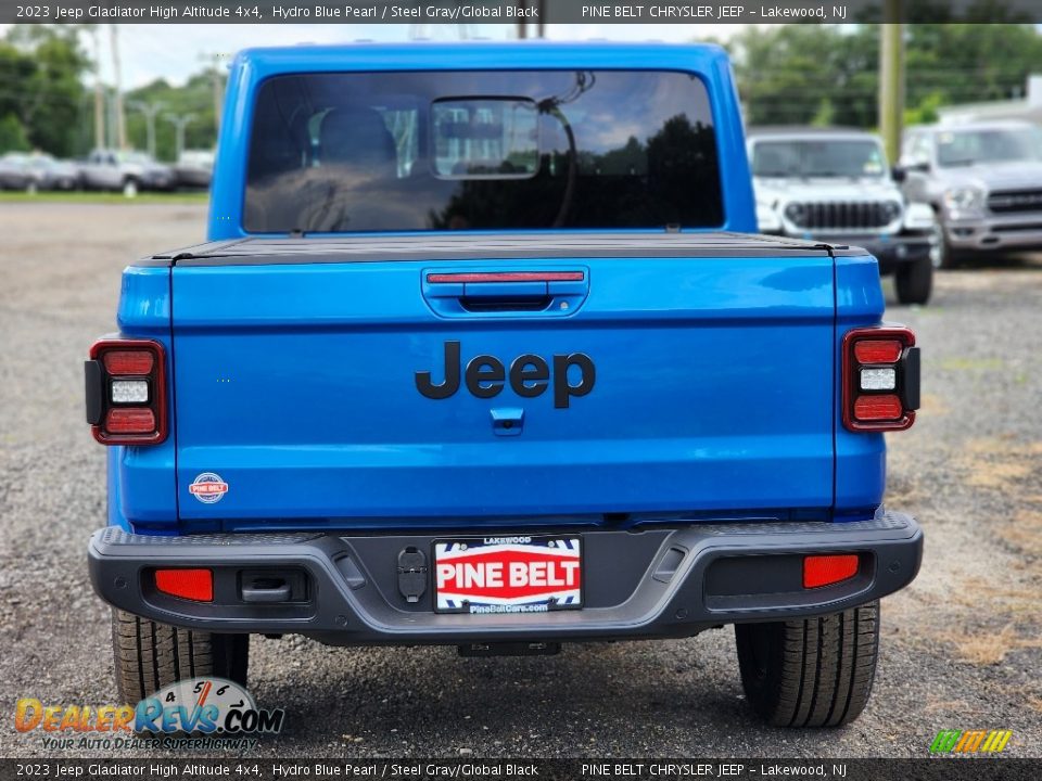2023 Jeep Gladiator High Altitude 4x4 Hydro Blue Pearl / Steel Gray/Global Black Photo #6