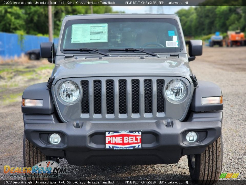 2023 Jeep Wrangler Unlimited Sport 4x4 Sting-Gray / Heritage Tan/Black Photo #2