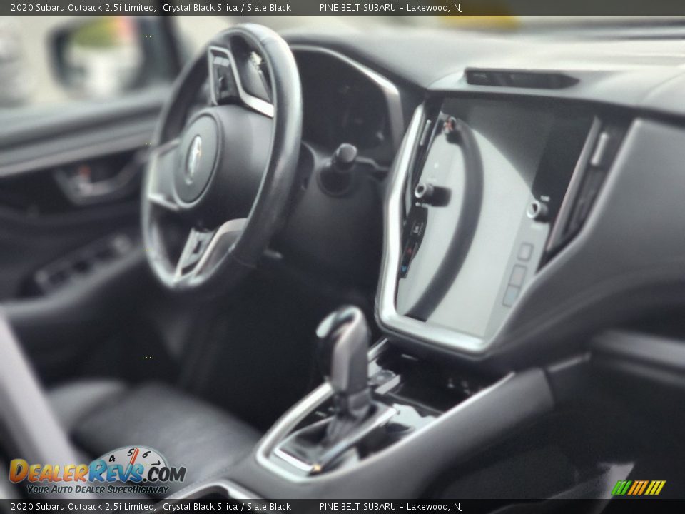 2020 Subaru Outback 2.5i Limited Crystal Black Silica / Slate Black Photo #6