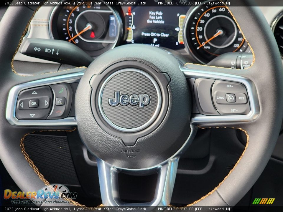 2023 Jeep Gladiator High Altitude 4x4 Steering Wheel Photo #12