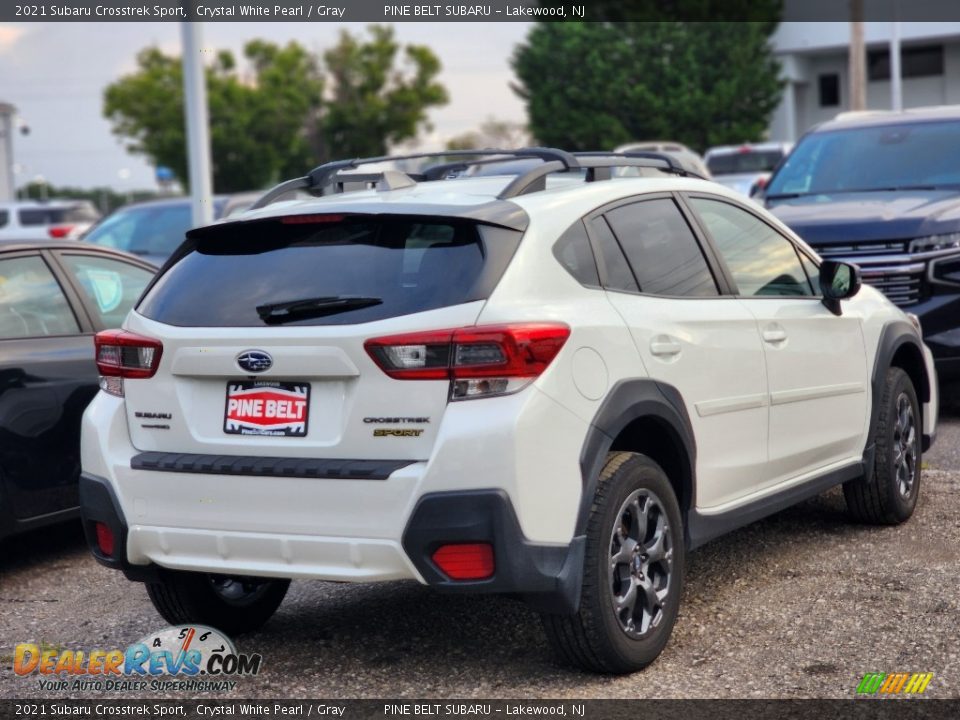 2021 Subaru Crosstrek Sport Crystal White Pearl / Gray Photo #3