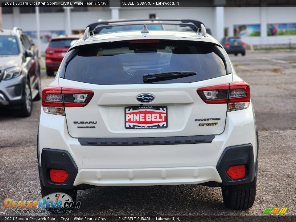 2021 Subaru Crosstrek Sport Crystal White Pearl / Gray Photo #4