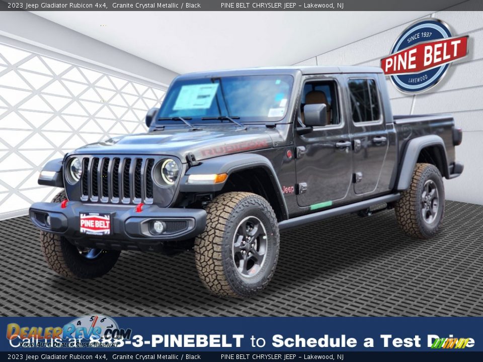 2023 Jeep Gladiator Rubicon 4x4 Granite Crystal Metallic / Black Photo #1