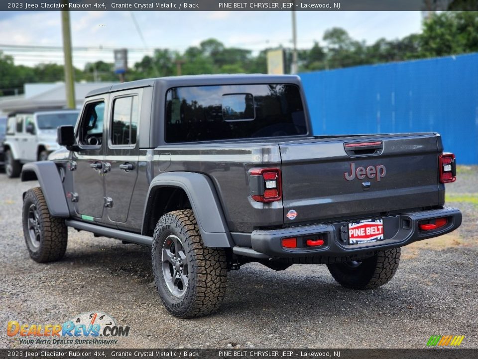 2023 Jeep Gladiator Rubicon 4x4 Granite Crystal Metallic / Black Photo #3