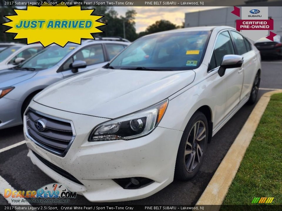 2017 Subaru Legacy 2.5i Sport Crystal White Pearl / Sport Two-Tone Gray Photo #1