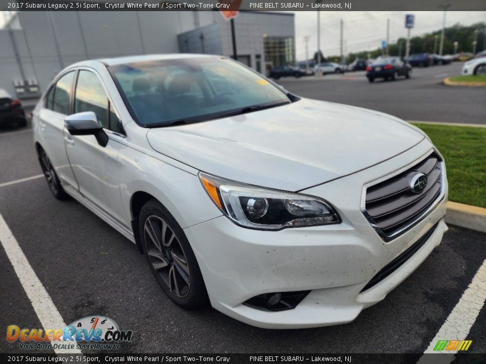 2017 Subaru Legacy 2.5i Sport Crystal White Pearl / Sport Two-Tone Gray Photo #2