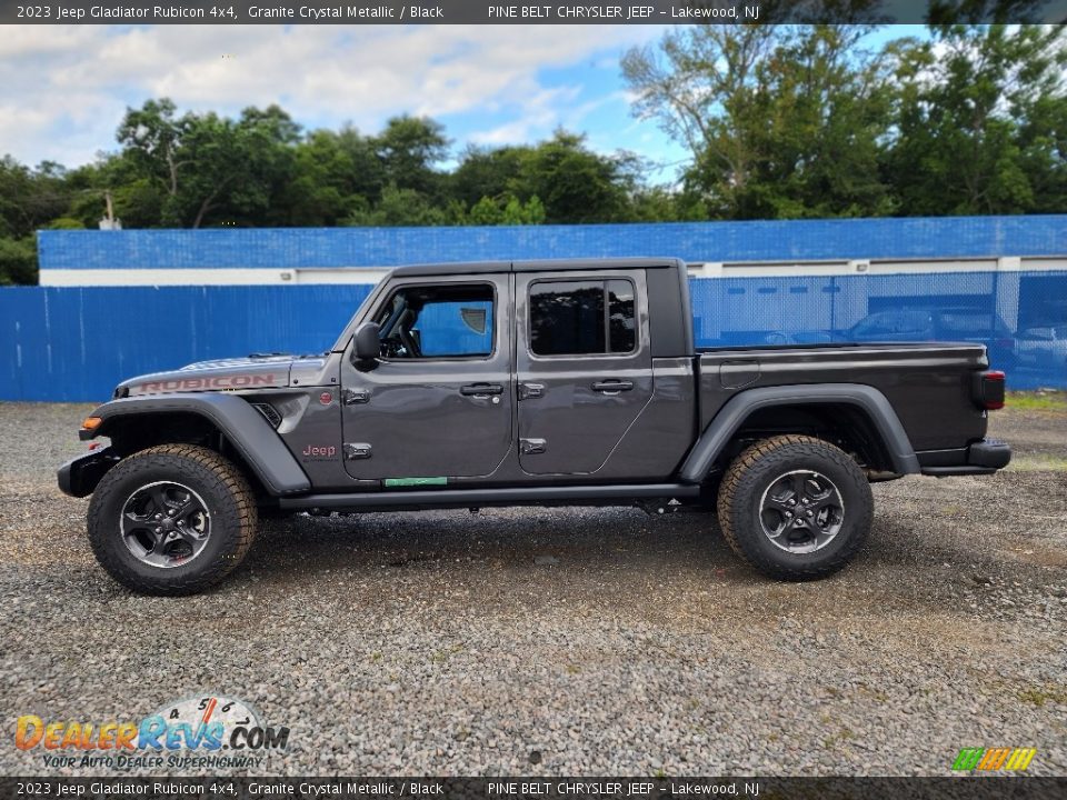 2023 Jeep Gladiator Rubicon 4x4 Granite Crystal Metallic / Black Photo #6