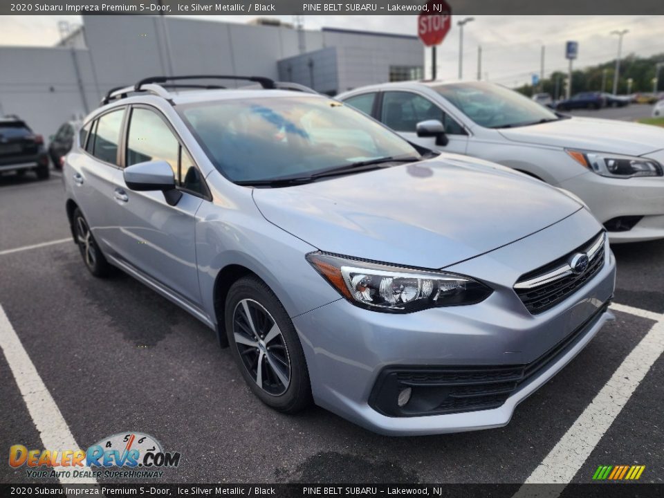 2020 Subaru Impreza Premium 5-Door Ice Silver Metallic / Black Photo #2