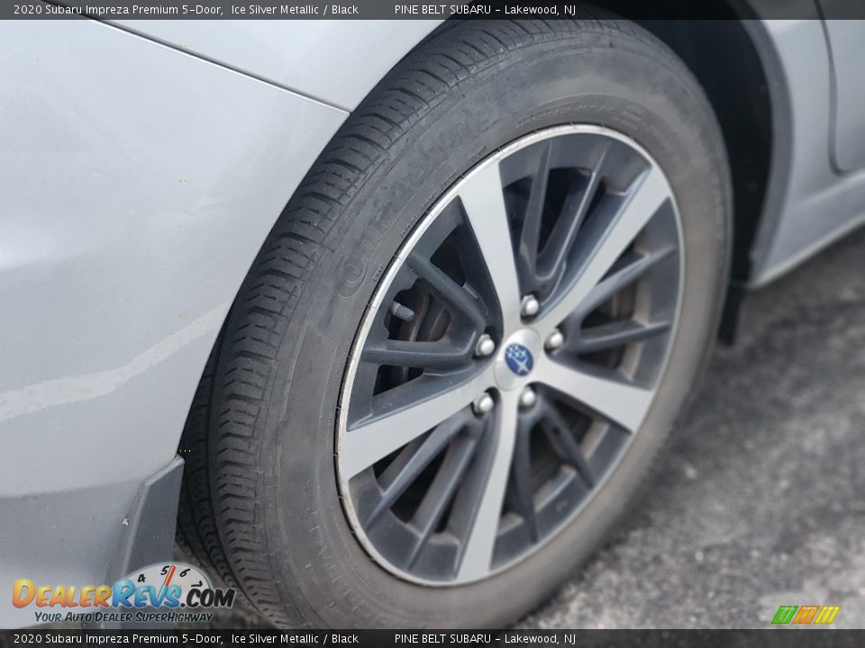 2020 Subaru Impreza Premium 5-Door Ice Silver Metallic / Black Photo #6