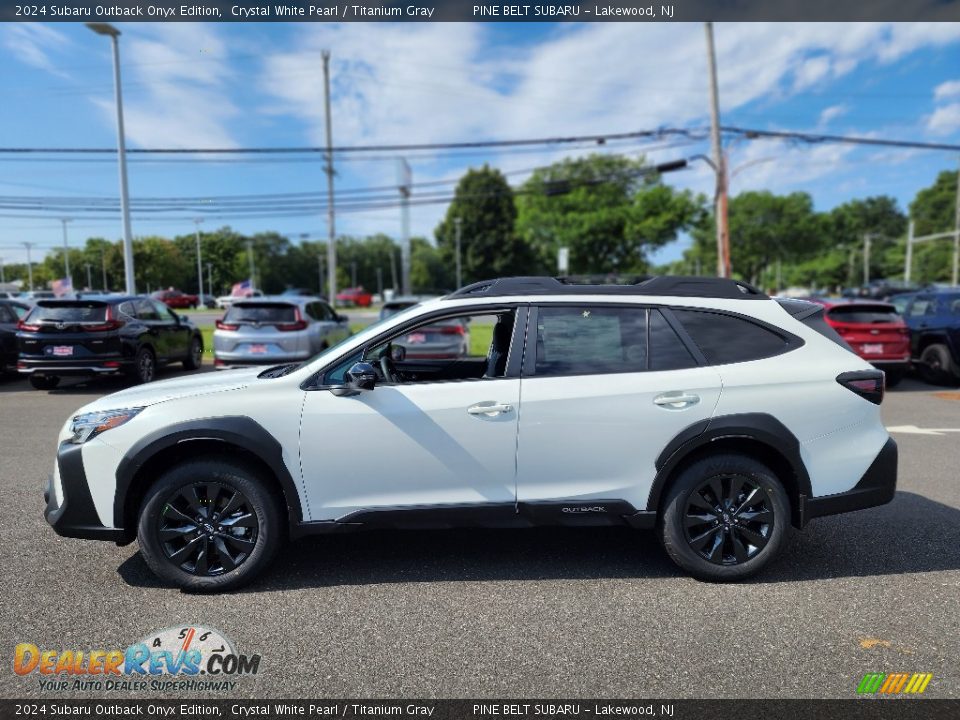 Crystal White Pearl 2024 Subaru Outback Onyx Edition Photo #3