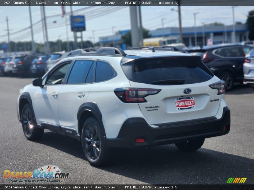 2024 Subaru Outback Onyx Edition Crystal White Pearl / Titanium Gray Photo #4