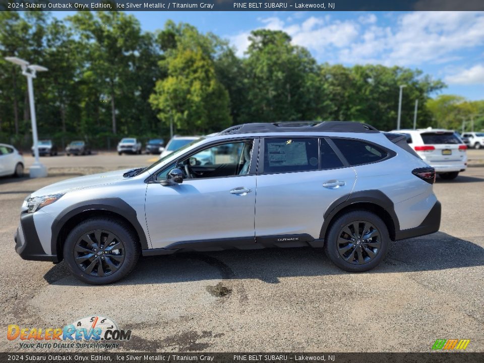 Ice Silver Metallic 2024 Subaru Outback Onyx Edition Photo #3