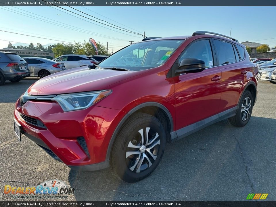 2017 Toyota RAV4 LE Barcelona Red Metallic / Black Photo #3