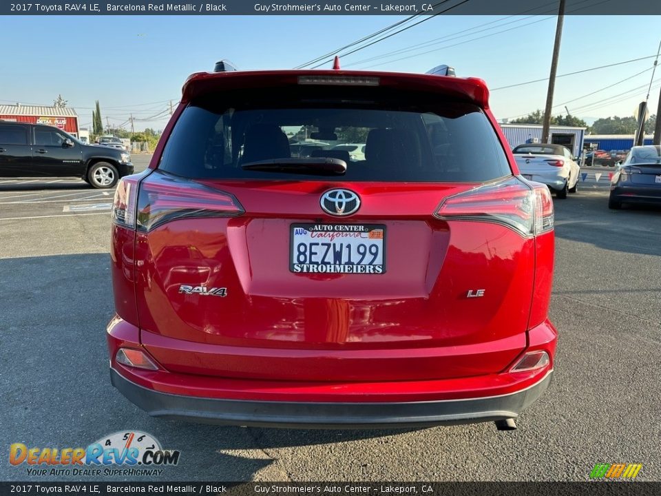 2017 Toyota RAV4 LE Barcelona Red Metallic / Black Photo #5