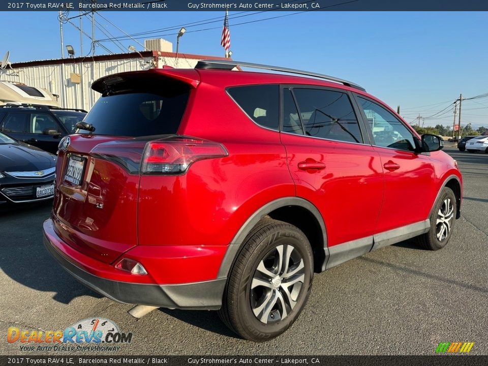 2017 Toyota RAV4 LE Barcelona Red Metallic / Black Photo #6