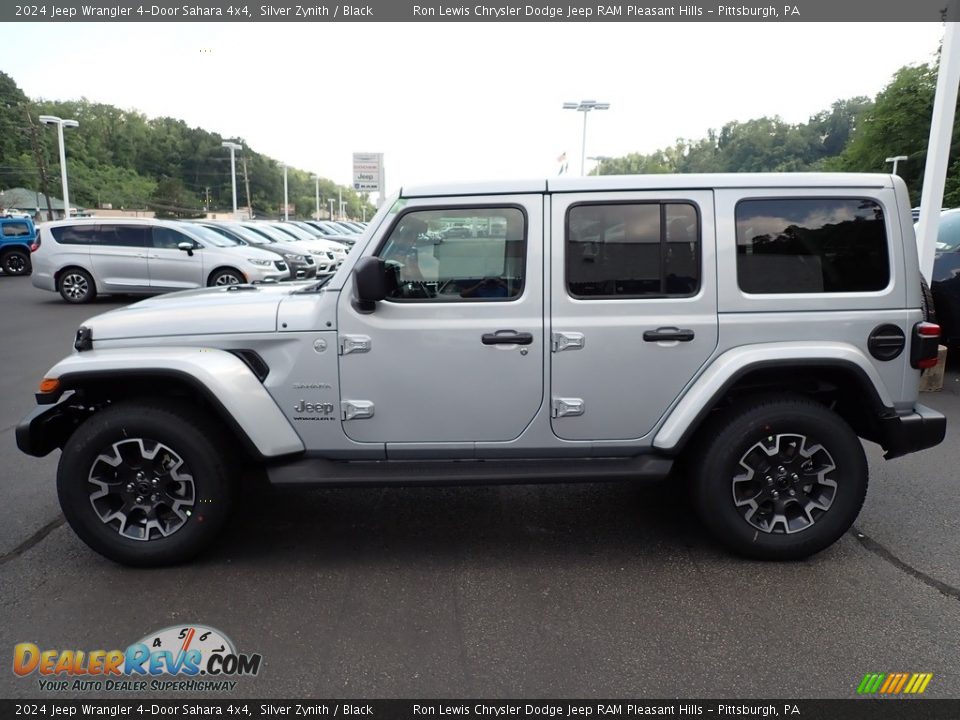 Silver Zynith 2024 Jeep Wrangler 4-Door Sahara 4x4 Photo #2