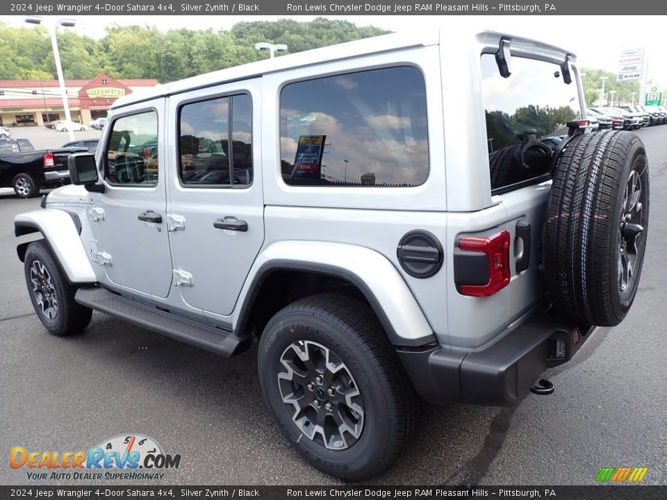 2024 Jeep Wrangler 4-Door Sahara 4x4 Silver Zynith / Black Photo #3