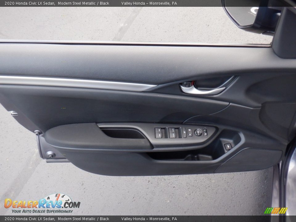 2020 Honda Civic LX Sedan Modern Steel Metallic / Black Photo #9