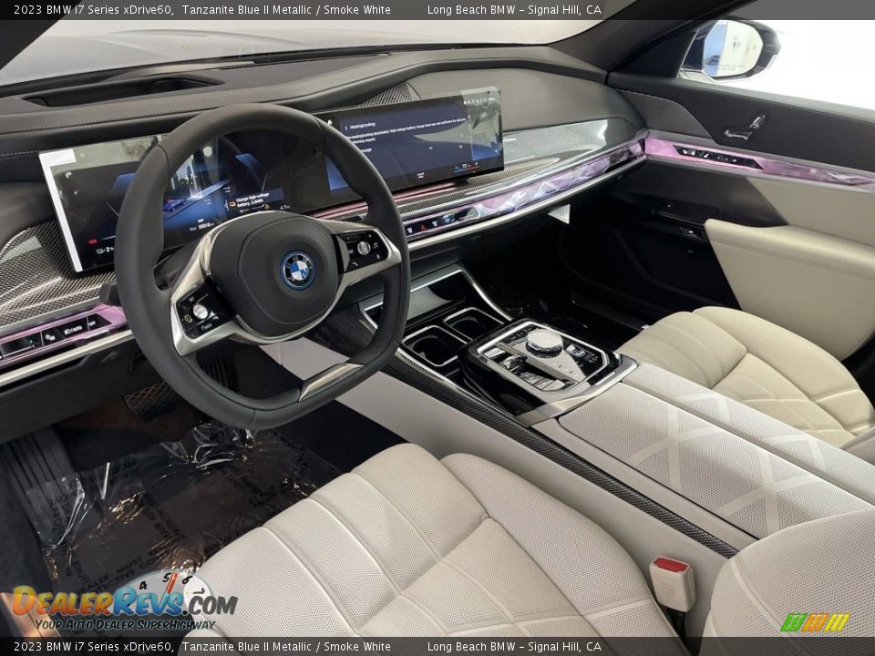 Smoke White Interior - 2023 BMW i7 Series xDrive60 Photo #12
