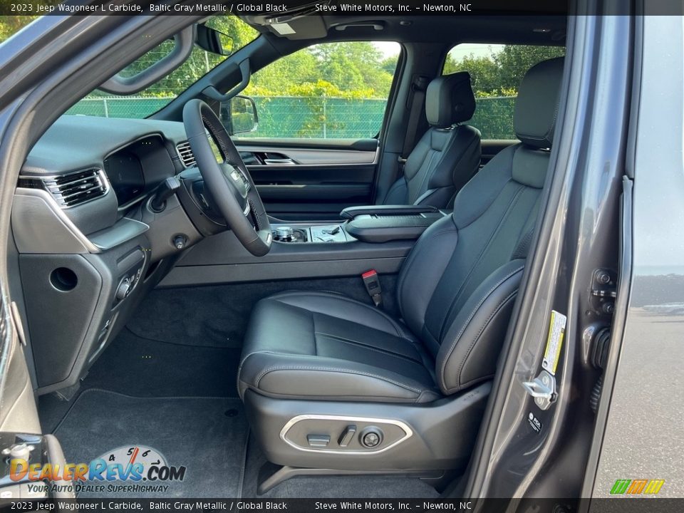 Global Black Interior - 2023 Jeep Wagoneer L Carbide Photo #12