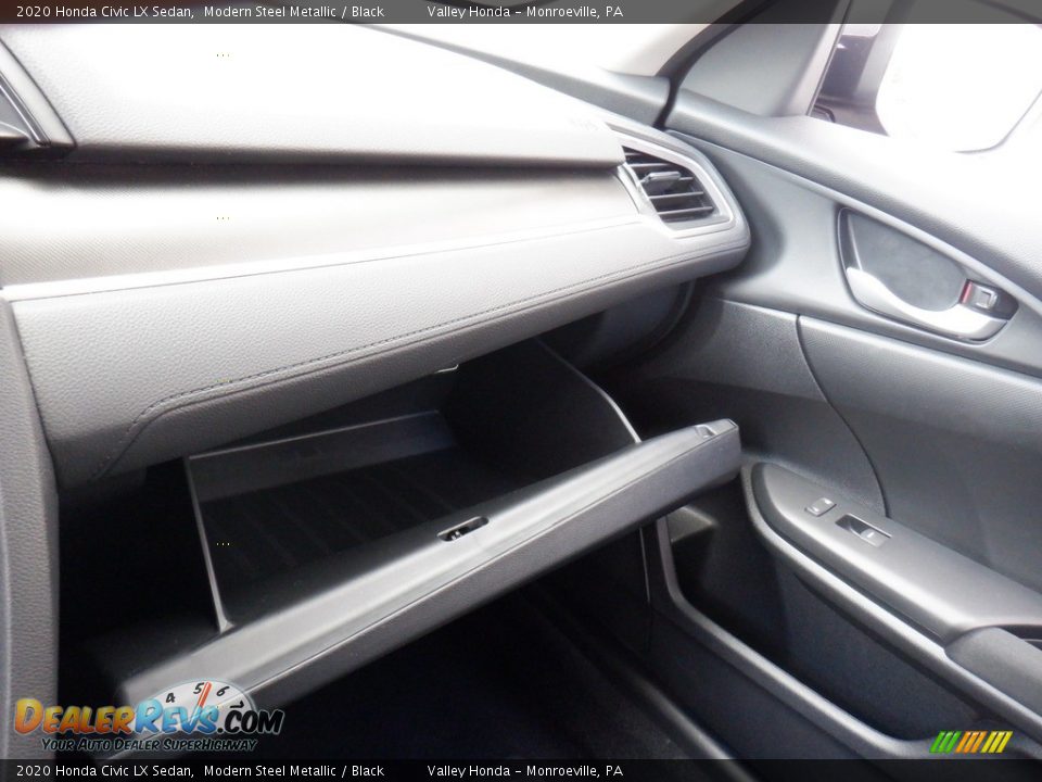 2020 Honda Civic LX Sedan Modern Steel Metallic / Black Photo #17