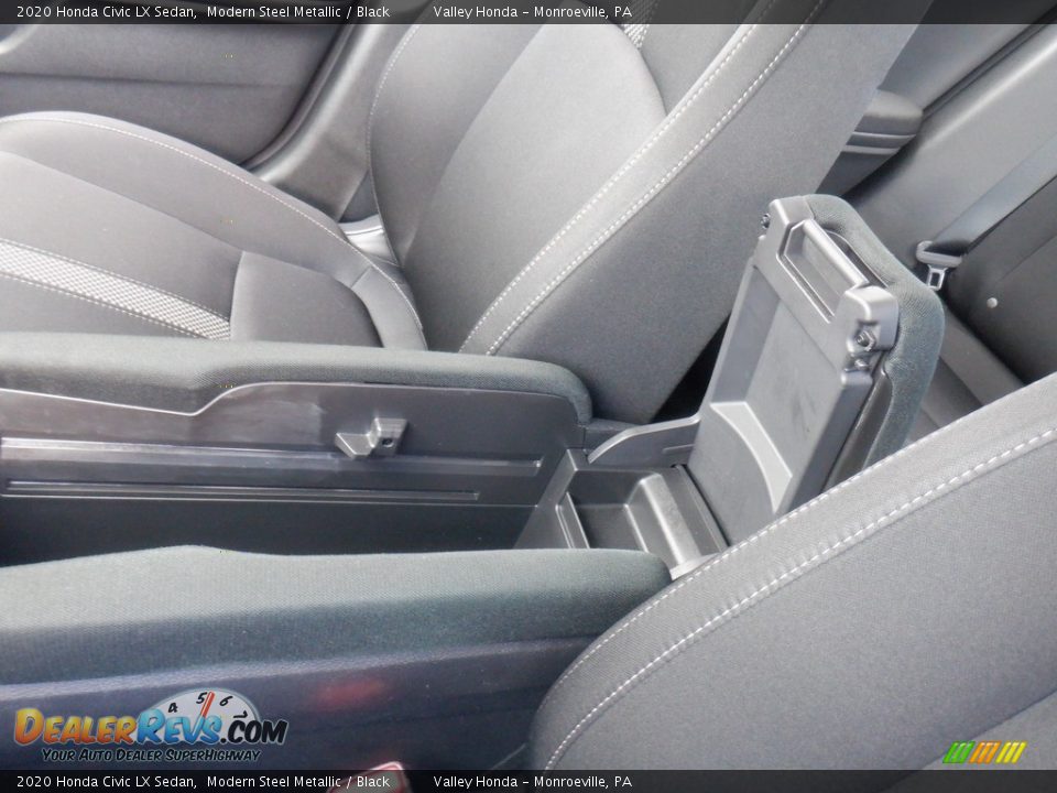2020 Honda Civic LX Sedan Modern Steel Metallic / Black Photo #18