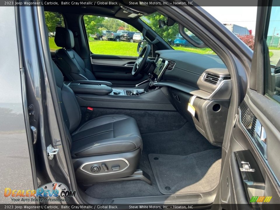 Front Seat of 2023 Jeep Wagoneer L Carbide Photo #24