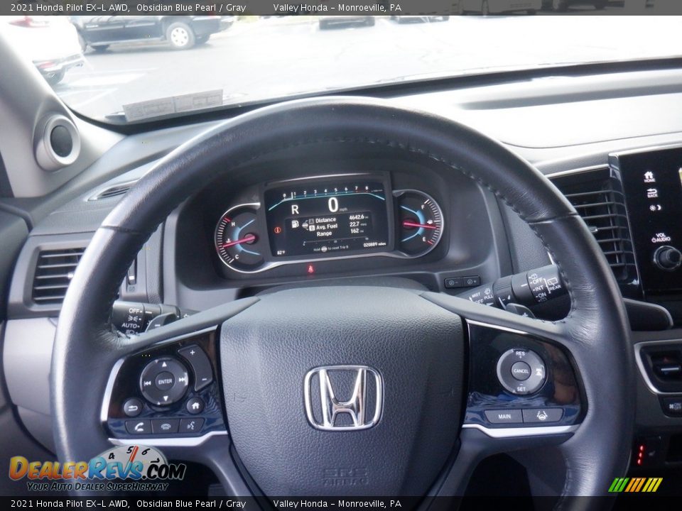 2021 Honda Pilot EX-L AWD Steering Wheel Photo #24