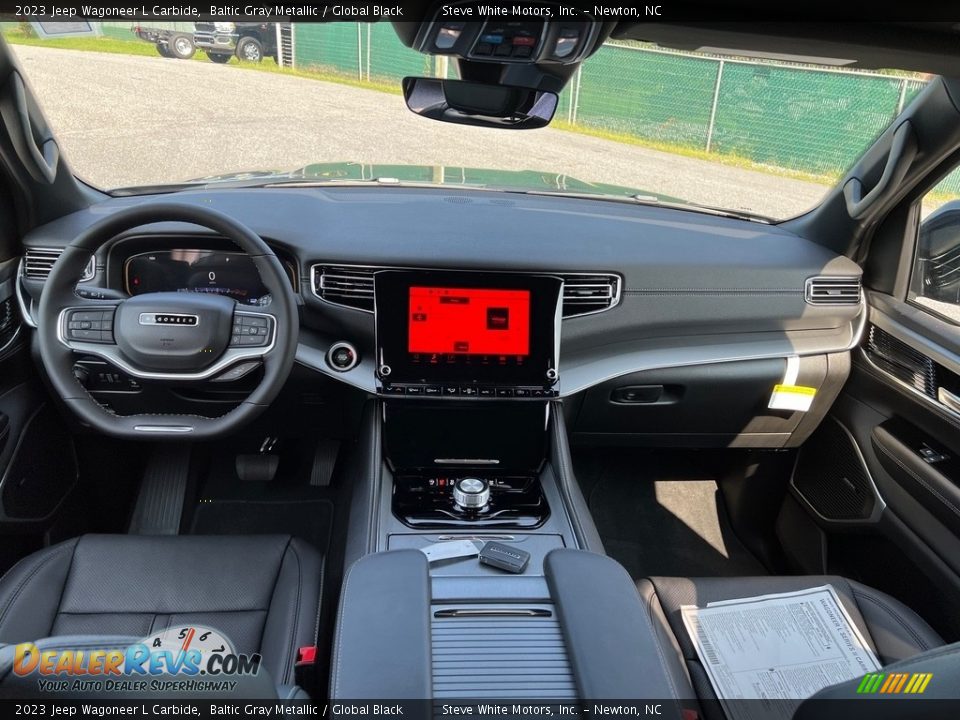 Dashboard of 2023 Jeep Wagoneer L Carbide Photo #25