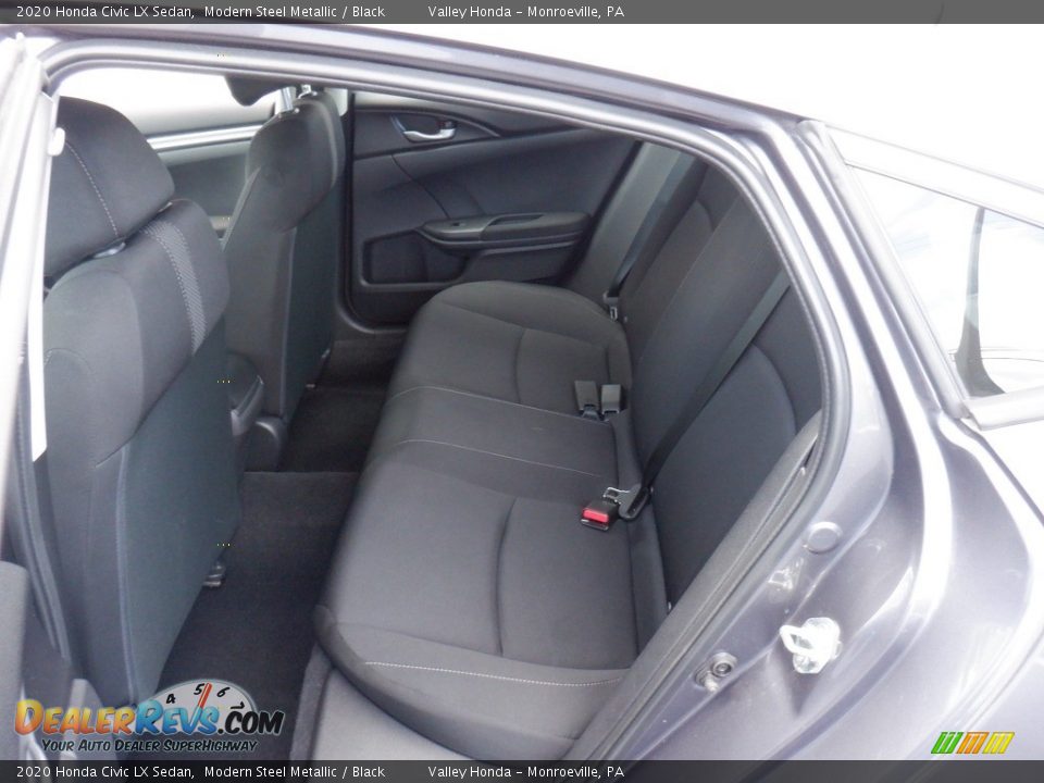 2020 Honda Civic LX Sedan Modern Steel Metallic / Black Photo #22