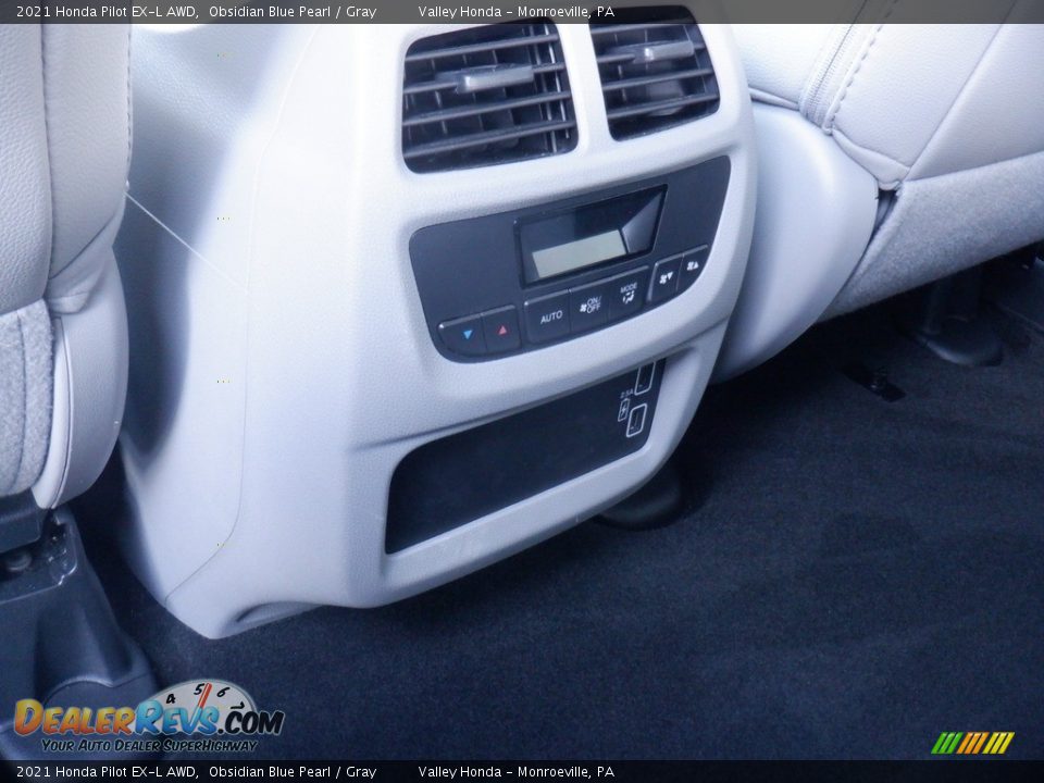 2021 Honda Pilot EX-L AWD Obsidian Blue Pearl / Gray Photo #29