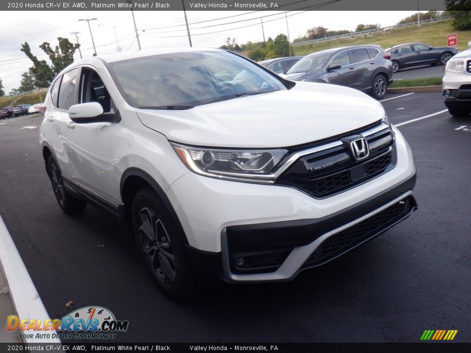 2020 Honda CR-V EX AWD Platinum White Pearl / Black Photo #4