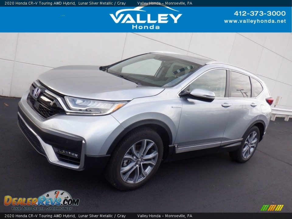 2020 Honda CR-V Touring AWD Hybrid Lunar Silver Metallic / Gray Photo #1