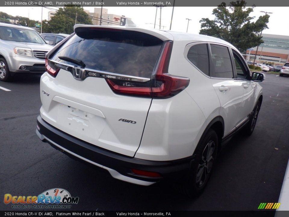 2020 Honda CR-V EX AWD Platinum White Pearl / Black Photo #5